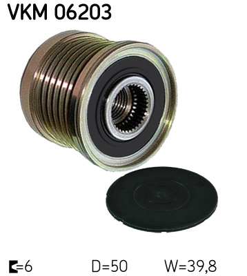 SKF Generátor szabadonfutó VKM06203_SKF